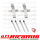 Befestigungssatz Bremsbeläge hinten Alfa Spider, GT Bertone, Giulia 105/115