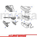 Standlichtglas weiss Carello (Chromsteg) Alfa Giulia...