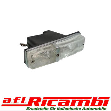 Blinker links weiß/weiß Carello (Chromsteg) Alfa Giulia 105/115 Bj.1962-1974