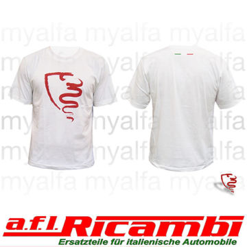 T-Shirt " Myalfa " weiß
