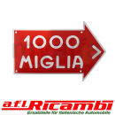 Emailleschild "Mille Miglia" 300 x 200 mm