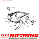 Schottblech vorn links Alu Alfa Spider 105/115 Bj.1966-1982