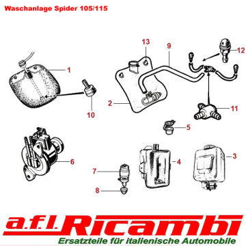 Deckel Scheibenwaschbehälter Alfa Spider Bj. 1990 - 1993