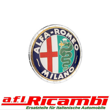 Alfa Romeo Milano Emblem emailliert, Durchmesser 55 mm