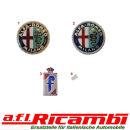 Alfa Romeo Milano Emblem emailliert, Durchmesser 55 mm