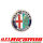Alfa Romeo Milano Emblem emailliert, Durchmesser 55 mm