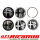 Emblem für Alufelge silber/schwarz Alfa Spider,GT Bertone,Giulia 105/115