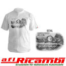 T-Shirt Alfa Romeo " Anonima Lombarda " weiß