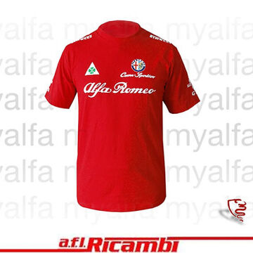 Alfa Romeo T-Shirt " Cuore Sportivo " rot