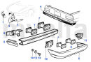 Stoßstangenhalter hinten links Alfa Spider 115...