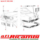 Kühlergrill Scudetto Alfa GT Bertone GT Junior...