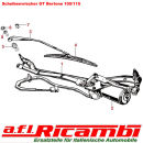 Wischerarm links Edelstahl Steckbefestigung Alfa GT Bertone 105/115