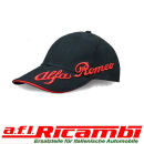 Cap "scritta rossa" schwarz, rote 3-D...