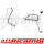 Halteklammer unten Chromleiste Alfa Spider 105/115 Bj.1966-1993