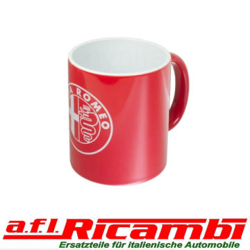 Tasse "Alfa Romeo" rot/weiß