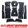Teppichsatz Innenraum Velours schwarz Alfa GT Bertone 105/115 Bj. 1963 - 1969