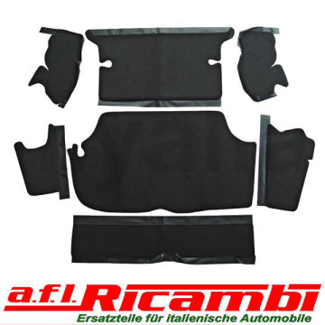 Teppichsatz Kofferraum Velours schwarz Alfa GT Bertone 105/115 Bj. 1963 - 1977