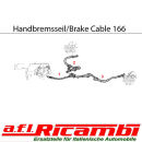 Handbremsseil rechts Alfa 166 Bj. 1998 - 2007