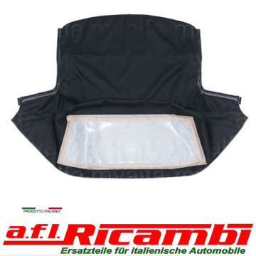 Verdeck Stoff schwarz Sonnenlandqualität Alfa Spider 105/115 Bj.1970-1993