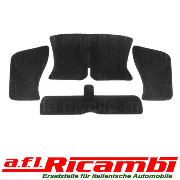 Teppichsatz Ablage hinten Velours schwarz Alfa Spider (105/115) Bj. 1970 - 1977
