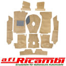 Teppichsatz Innenraum Velours beige 118 Alfa Spider...