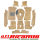 Teppichsatz Innenraum Velours beige 118 Alfa Spider (105/115) Bj.1978 - 1989