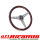 Holzlenkrad "Nardi" 360 mm Speichen matt mit ABE