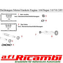 Ventildeckeldichtung ( Satz ) rechts Alfa 164 3,0 V6 24V Bj.1992-1998