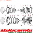 Scheinwerfer 7" Bilux ohne Standlicht Alfa Giulietta/Giulia 750/101 mit Carello Schriftzug