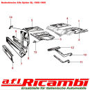 Wagenheberaufnahme vorn links/rechts Alfa Spider 105/115...