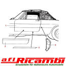 Türaussenhaut rechts Alfa Spider 105/115 Bj.1970-1993