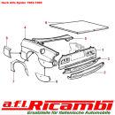 Seitenteil hinten rechts Teilersatz vorn Alfa Spider 105/115 Bj. 1966-1993