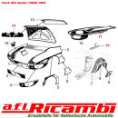Fangbandbefestigung hinten links Alfa Spider 105/115 Bj....