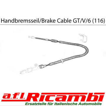 Handbremsseil Alfa GTV 6 2,5 (116) Bj.1980 - 1987