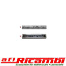 Emblem " Disegno di Bertone " Kunststoff Alfa...