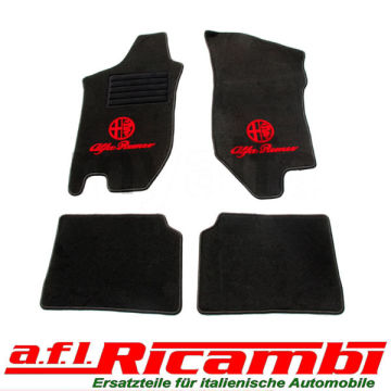 Fußmattensatz mit Emblem Alfa 145 (930) Bj. 1994 - 1999