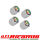 Ventilkappen ( Satz ) mit Alfa Romeo Emblem Alfa Spider, GT Bertone, Giulia 105/115