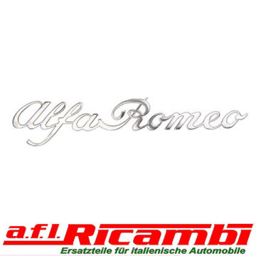 Schriftzug " Alfa Romeo " Alfa Spider 105/115 Bj. 1970 - 1982