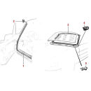 Türdichtung ohne Velours Alfa Spider 105/115 Bj.1966-1985