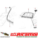 Türdichtung ohne Velours Alfa Spider 105/115 Bj.1966-1985