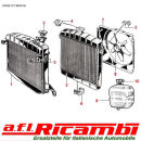 Kühler Aluminium, lackiert Alfa GT Bertone, Giulia 105/115 Bj. 1962 - 1968
