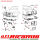 Befestigungsclip Halterahmen Kennzeichenleuchte Alfa Spider 105/115 Bj.1983-1989