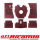 Gummimattensatz rot/schwarz Alfa GT Bertone 105 Bj. 1963 - 1969
