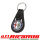 Schlüsselanhänger Alfa Romeo Milano Leder schwarz