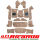 Teppichsatz Innenraum Velours beige Alfa Spider (105/115) Bj.1990-1993