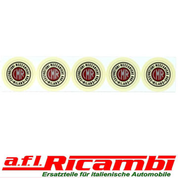Aufkleber Stahlfelge "CMR" ( Satz ) Alfa Spider, GT Bertone, Giulia 105/115