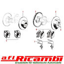 Bremsbelagsatz Ferodo hinten Alfa Spider,GT Bertone,...