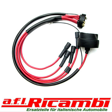 Zündkabelsatz rot 7 mm Standardqualität Alfa Spider,GT Bertone,Giulia 105/115 Vergasermodelle