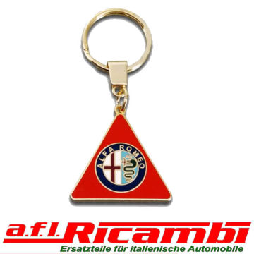 Schlüsselanhänger "Triangolo Alfa Romeo / Quadrifoglio "