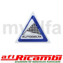 Emailleschild "Autodelta" 285 x 250 mm